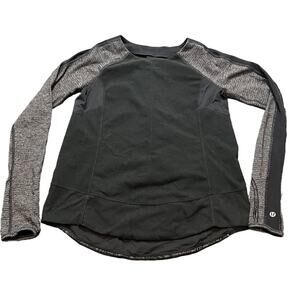 Lululemon Run Bold in the Cold Long Sleeve‎ Shirt Womens Size 6 Athletic